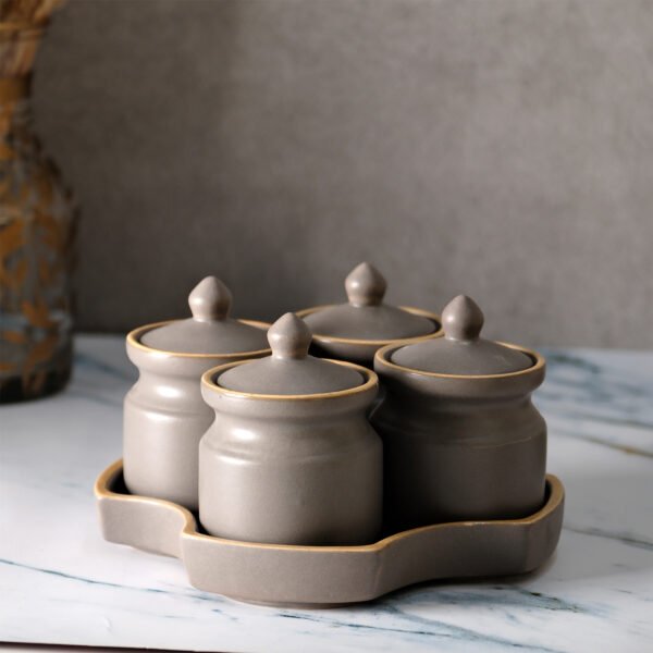 Gray Elegance Sauce Set