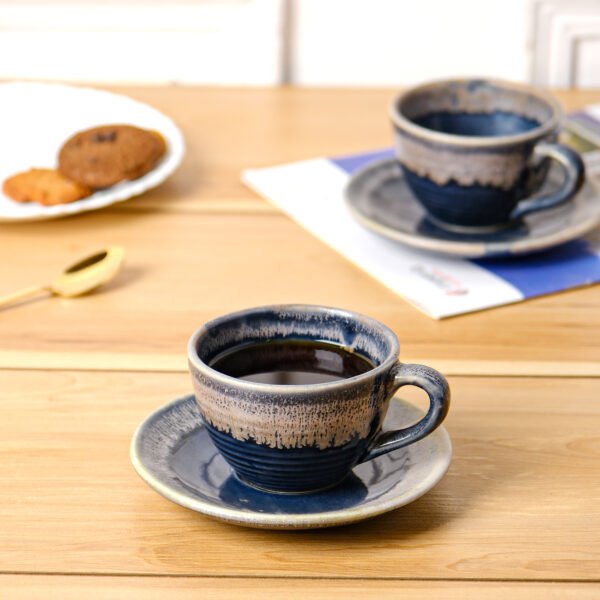 Blue Serenity Espresso Set - Pack of 2 - Image 4