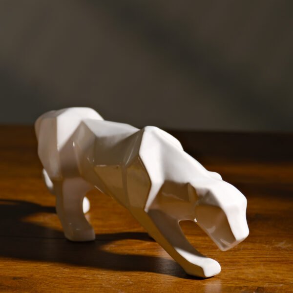 White Majesty Panther Sculpture - Image 5