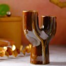 Caramel Essence Decorative Vase - Table Vase