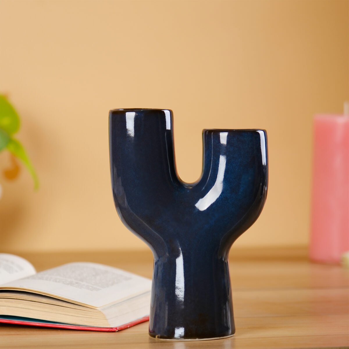 Midnight Glow Decorative Vase | 6.5 Inches