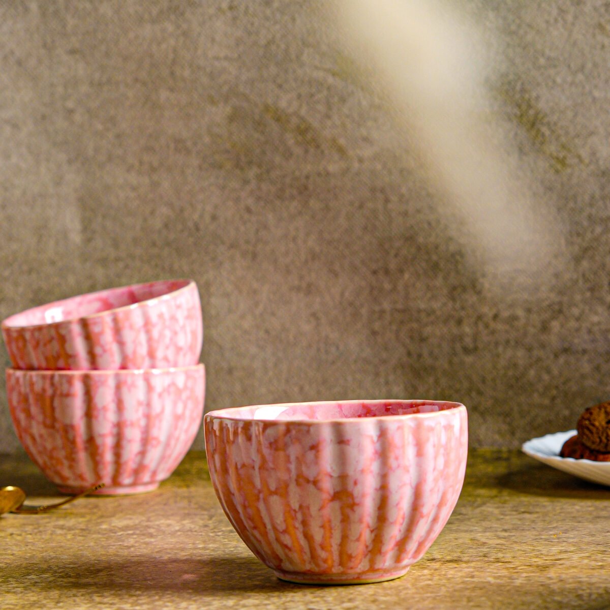 Blush Artisan Ceramic Bowl Set - Set of 3 (300ml Bowls)