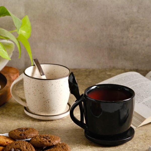 Matte Ceramic Coffee Mug Set | Pack of 2 - Image 5