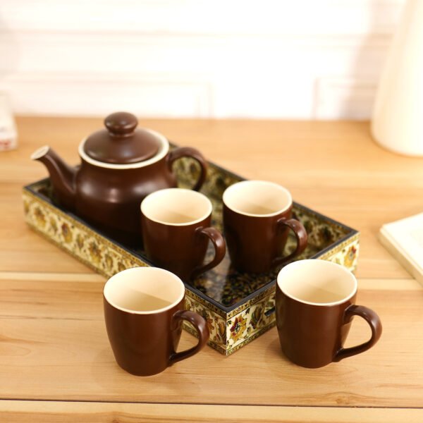 Mocha Elegance Tea Set