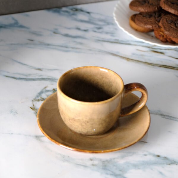 Dusky Radiance Cup & Saucer Set - Image 2