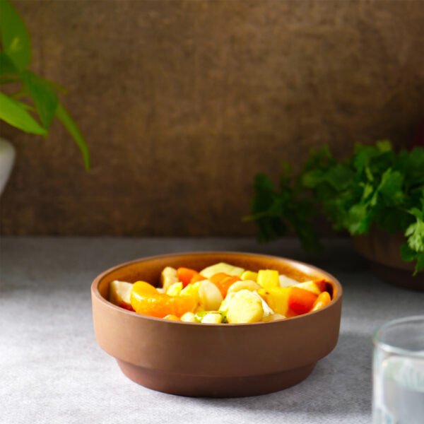 Earthen Glow Salad Bowl Set of 2 Bowls - Image 4