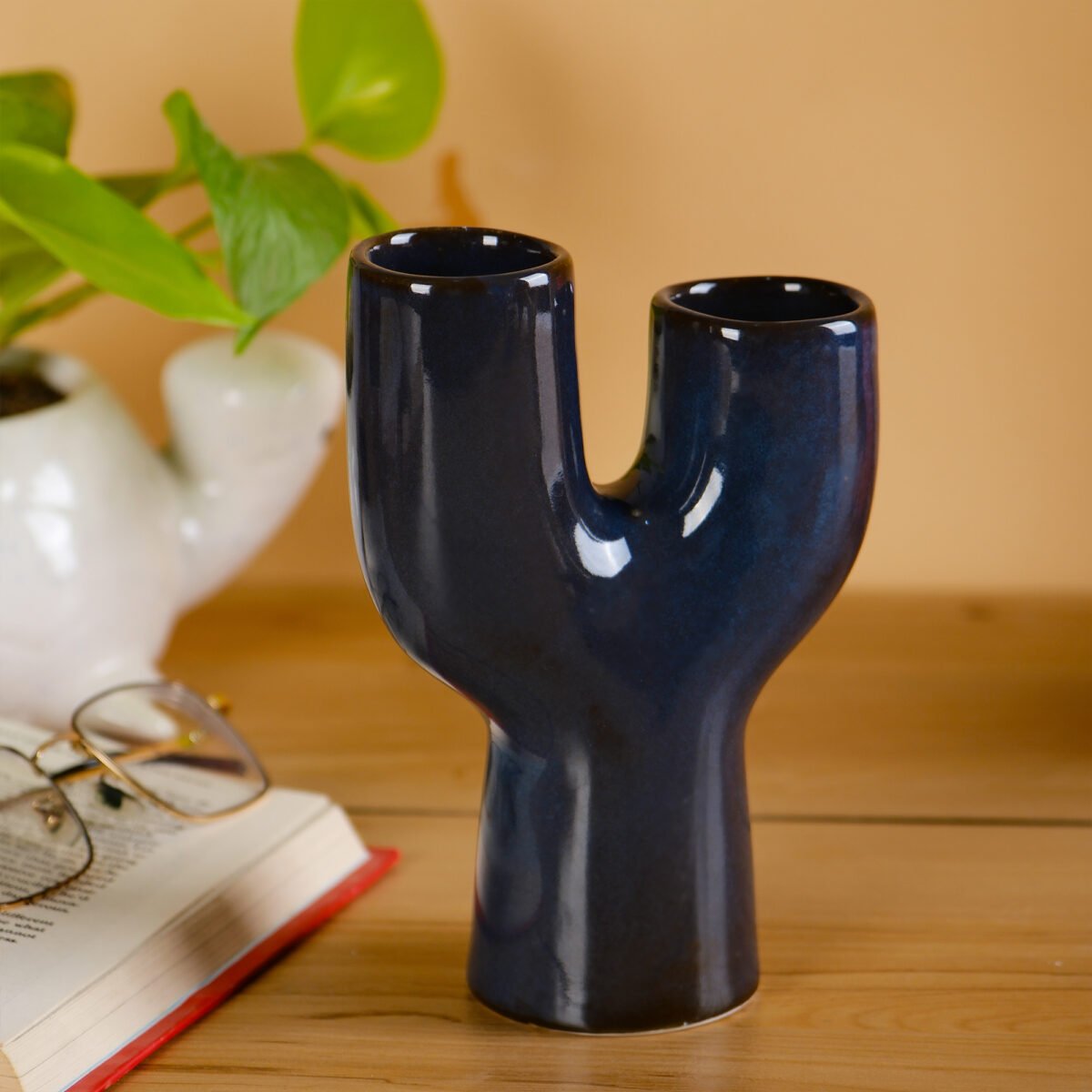 Midnight Glow Decorative Vase | 6.5 Inches