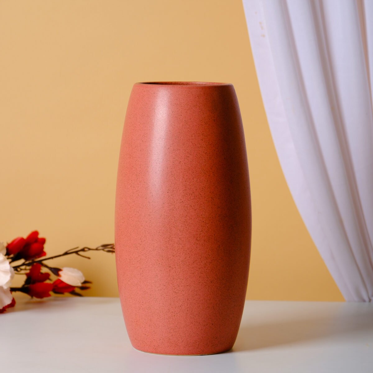 Nordic Flame Ceramic Vase
