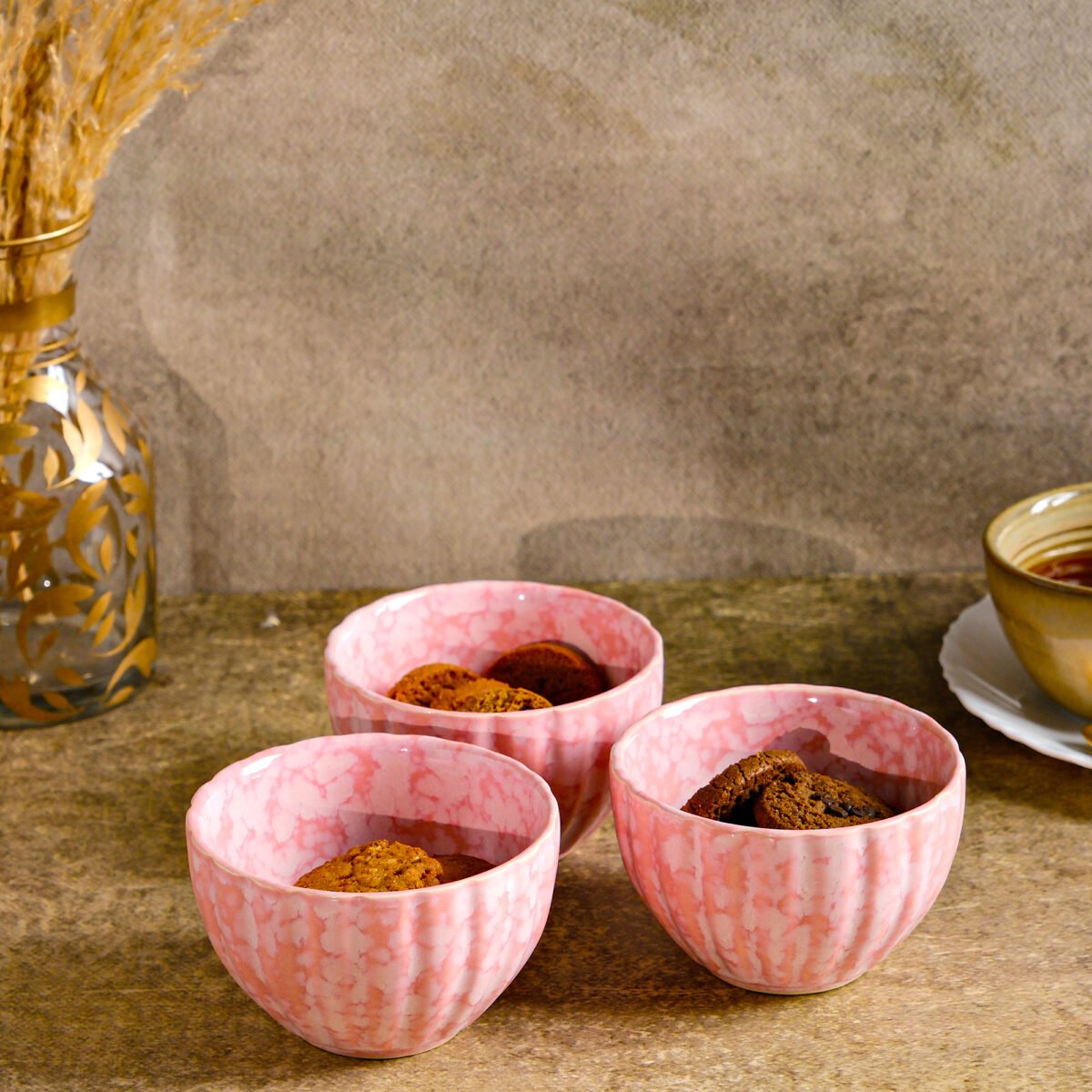 Blush Artisan Ceramic Bowl Set - Set of 3 (300ml Bowls)