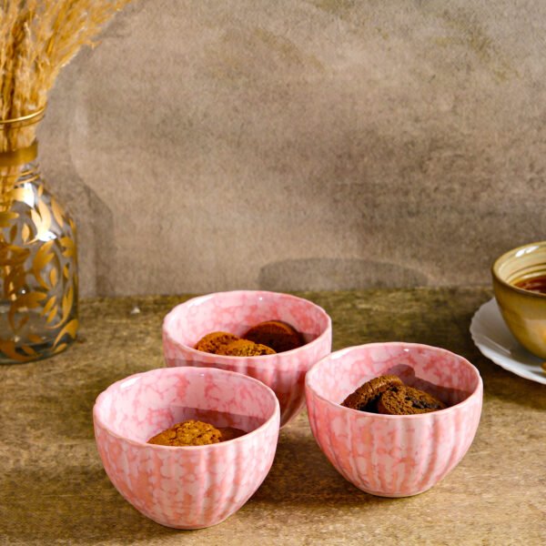 Blush Artisan Bowl Set - Set of 3 - Image 3