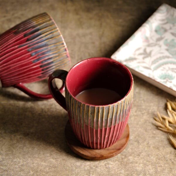 Crimson Glow Dual-Tone Mug Set of 2 - Image 4