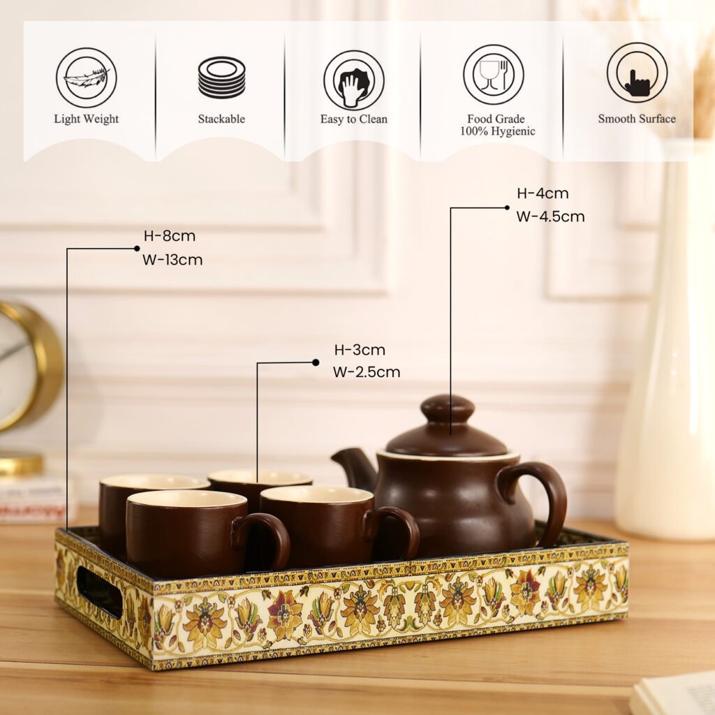 Mocha Elegance Tea Set