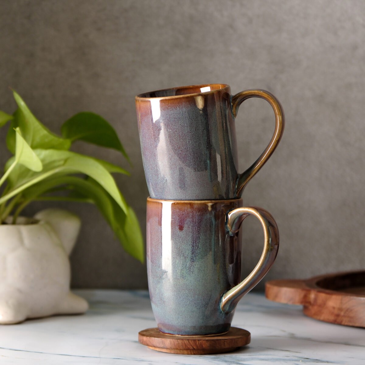 Trio Hue Harmony Mug Set of 2