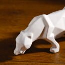 White Majesty Panther Sculpture