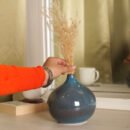 Ocean Breeze Ceramic Vase - Balloon Shaped Ceramic Vase