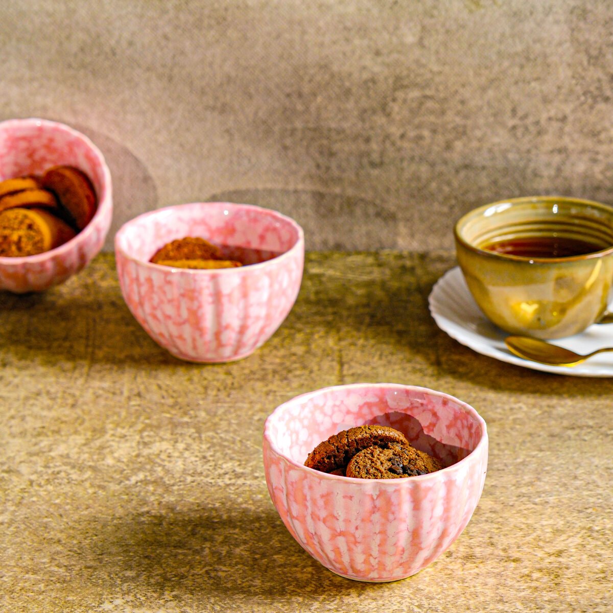Blush Artisan Ceramic Bowl Set - Set of 3 (300ml Bowls)