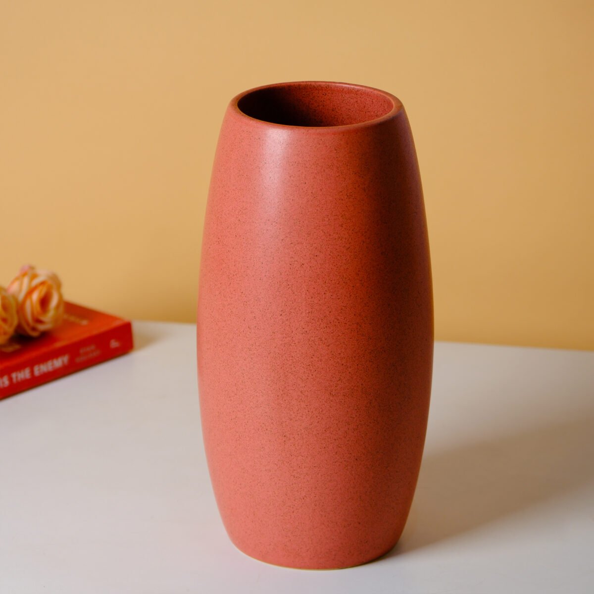 Nordic Flame Ceramic Vase
