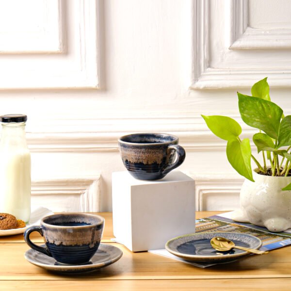 Blue Serenity Espresso Set - Pack of 2