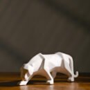 White Majesty Panther Sculpture