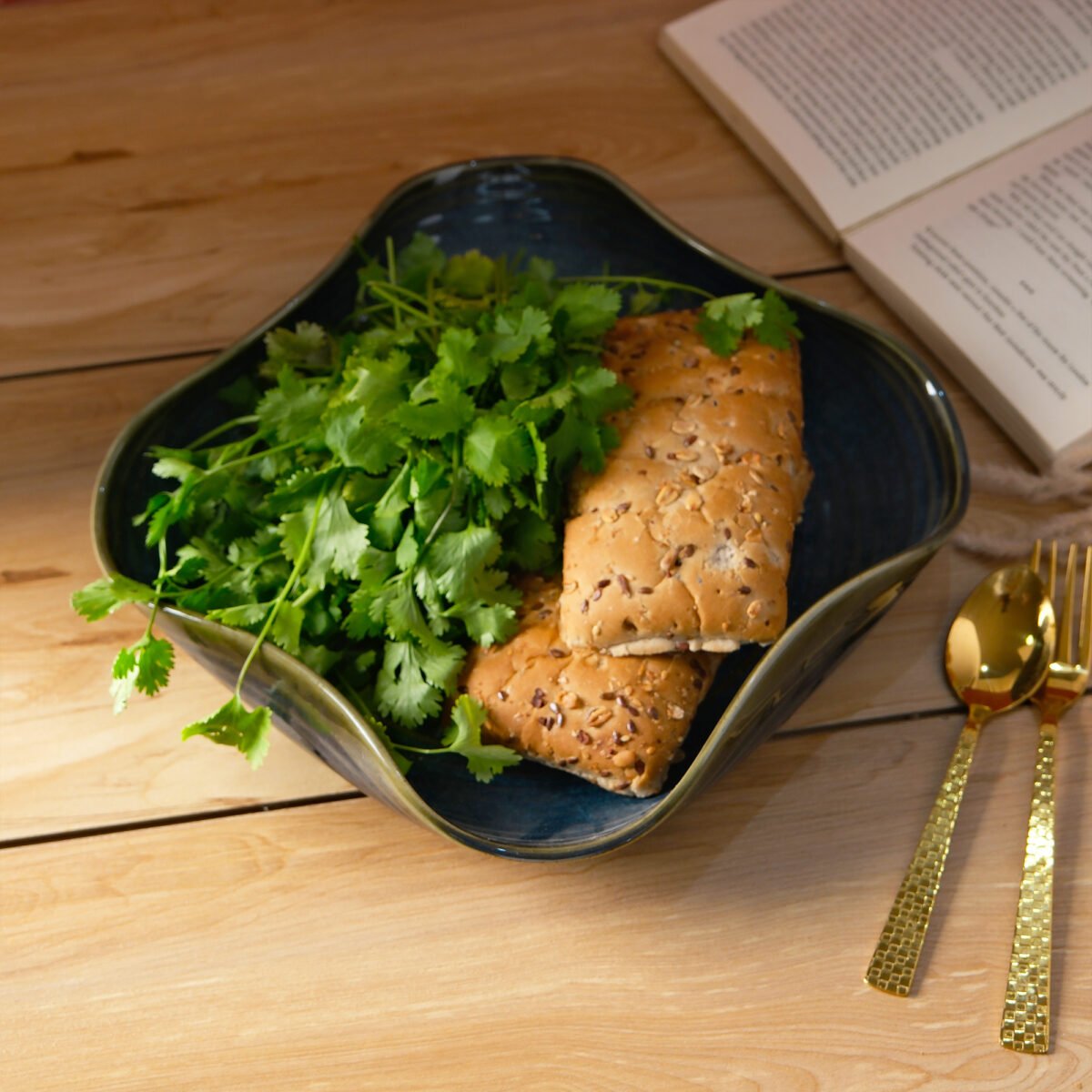 Sapphire Elegance Serving Platter
