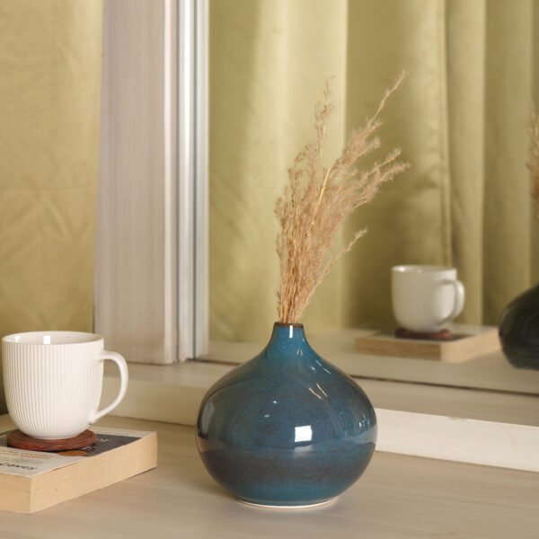 Ocean Breeze Ceramic Vase - Balloon Shaped Ceramic Vase