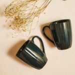 Regal Steel Coffee Mugs Set of 2 Mugs | 280ml Mugs