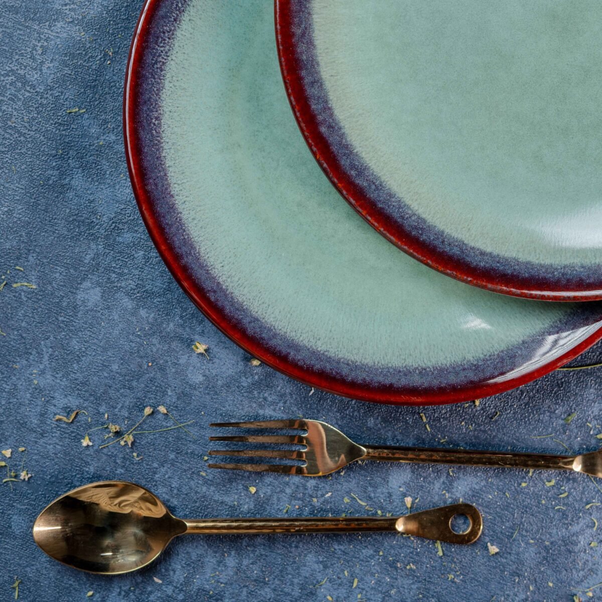 New Ocean Ember Luxe Dinner Plates – Set of 2 Dinner Plates | 10 inch