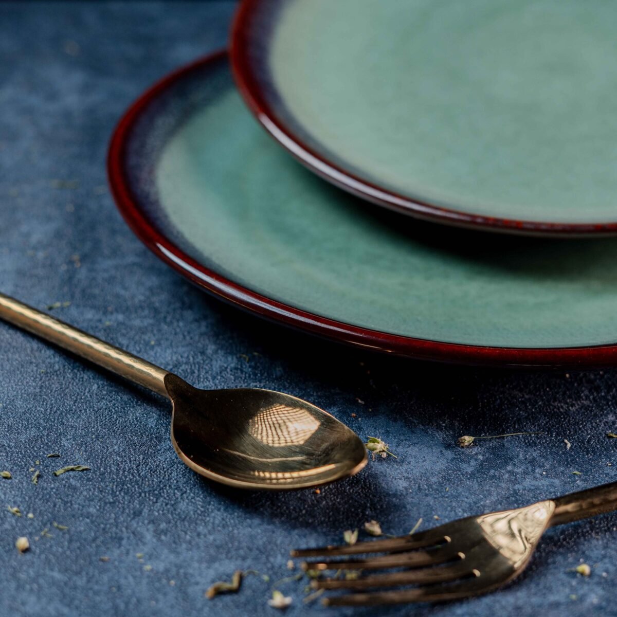 New Ocean Ember Luxe Dinner Plates – Set of 2 Dinner Plates | 10 inch