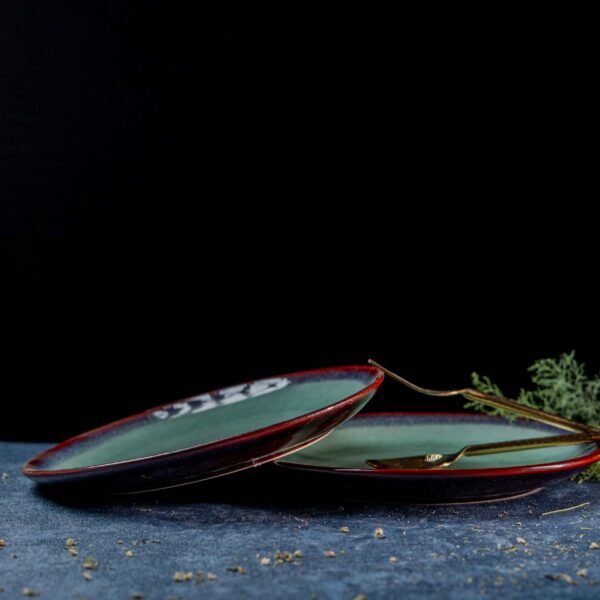 New Ember Tide Luxe Quarter Plates – Set of 2 | 7 inch