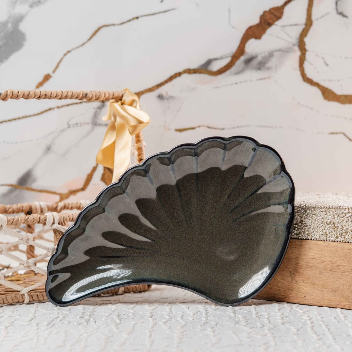Harmiche Ocean Slate Platter | 10 Inches