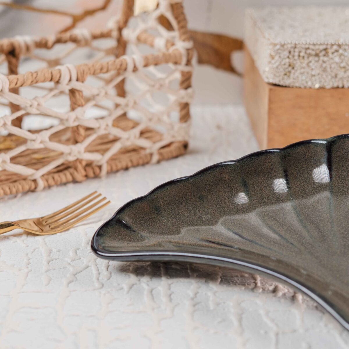 Harmiche Ocean Slate Platter | 10 Inches