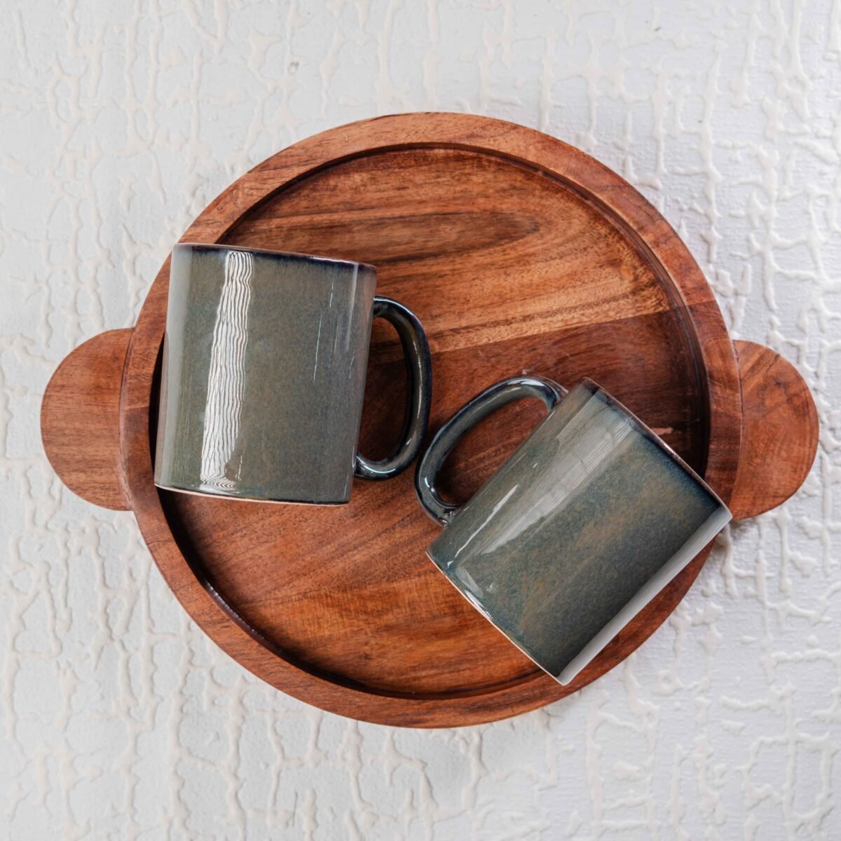 Harmiche Shadowstone Mugs – Set of 2 | 280ml Mugs | Coffee Mugs Set of 2