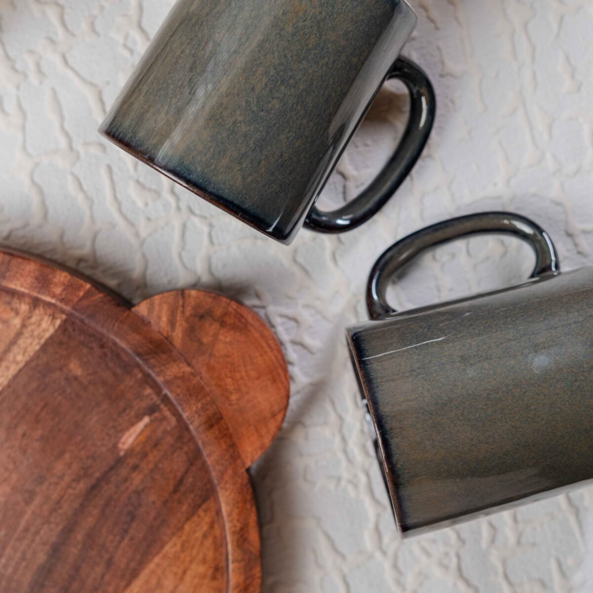 Harmiche Shadowstone Mugs – Set of 2 | 280ml Mugs | Coffee Mugs Set of 2