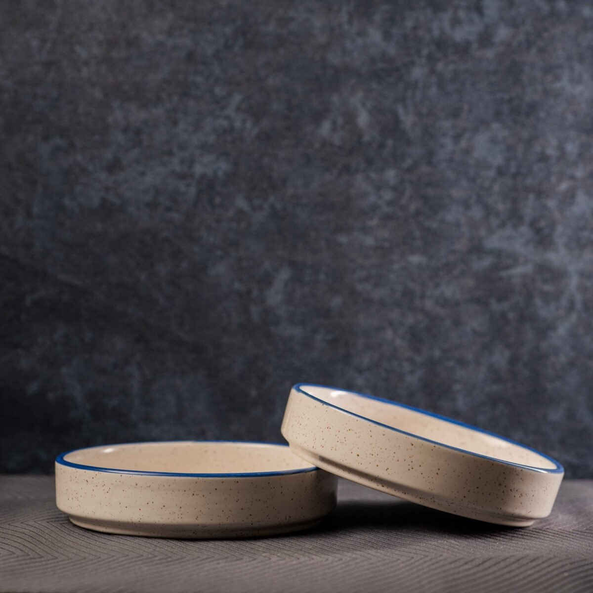 Skyline Salad Bowls Set of 2 | Beautiful Salad Bowls | 8 Inch x 1.5 Inch