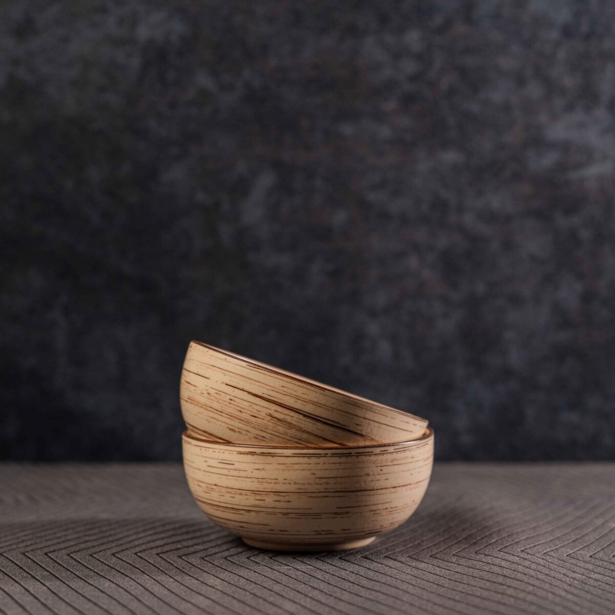 Whispering Woods Ceramic Katori Bowls Set of 2 Bowls