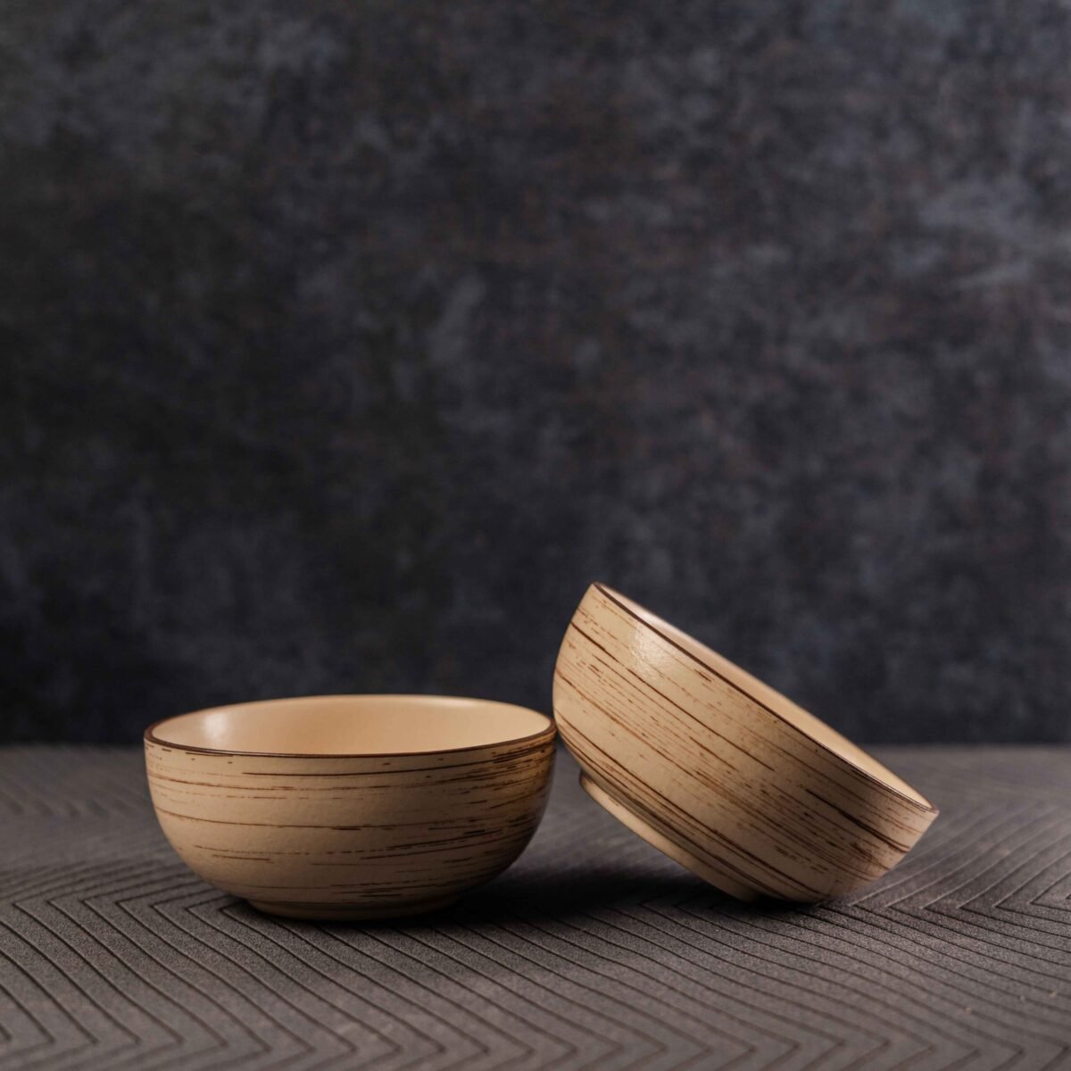 Whispering Woods Ceramic Katori Bowls Set of 2 Bowls