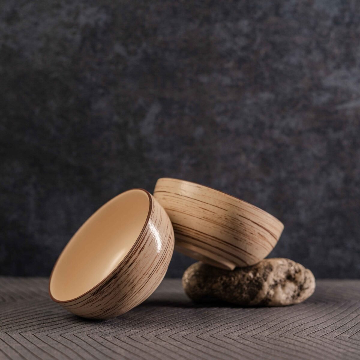 Whispering Woods Ceramic Katori Bowls Set of 2 Bowls