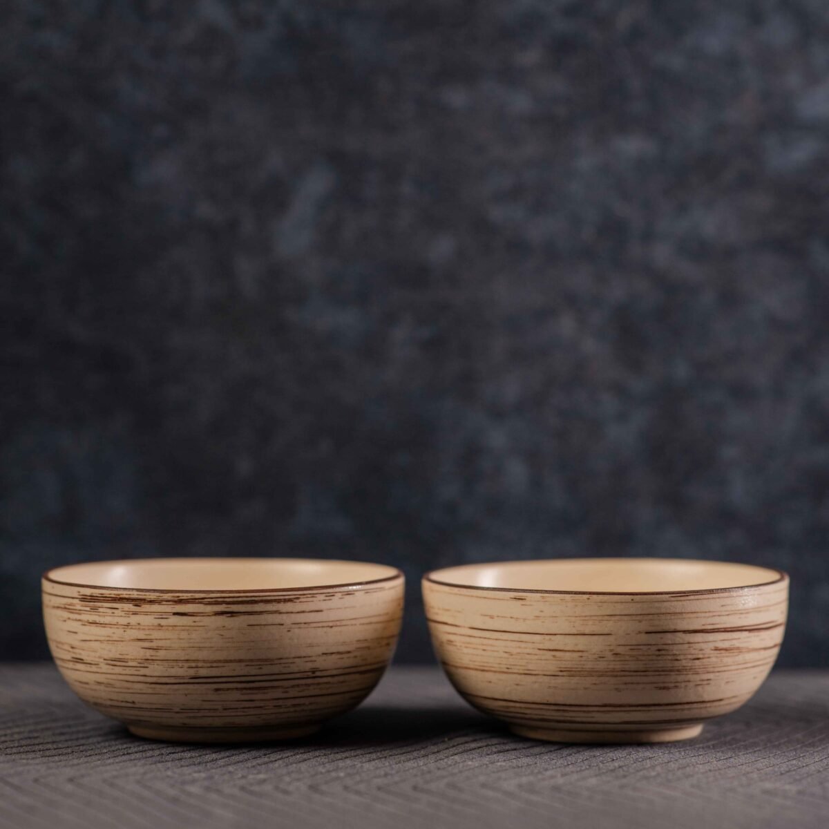Whispering Woods Ceramic Katori Bowls Set of 2 Bowls