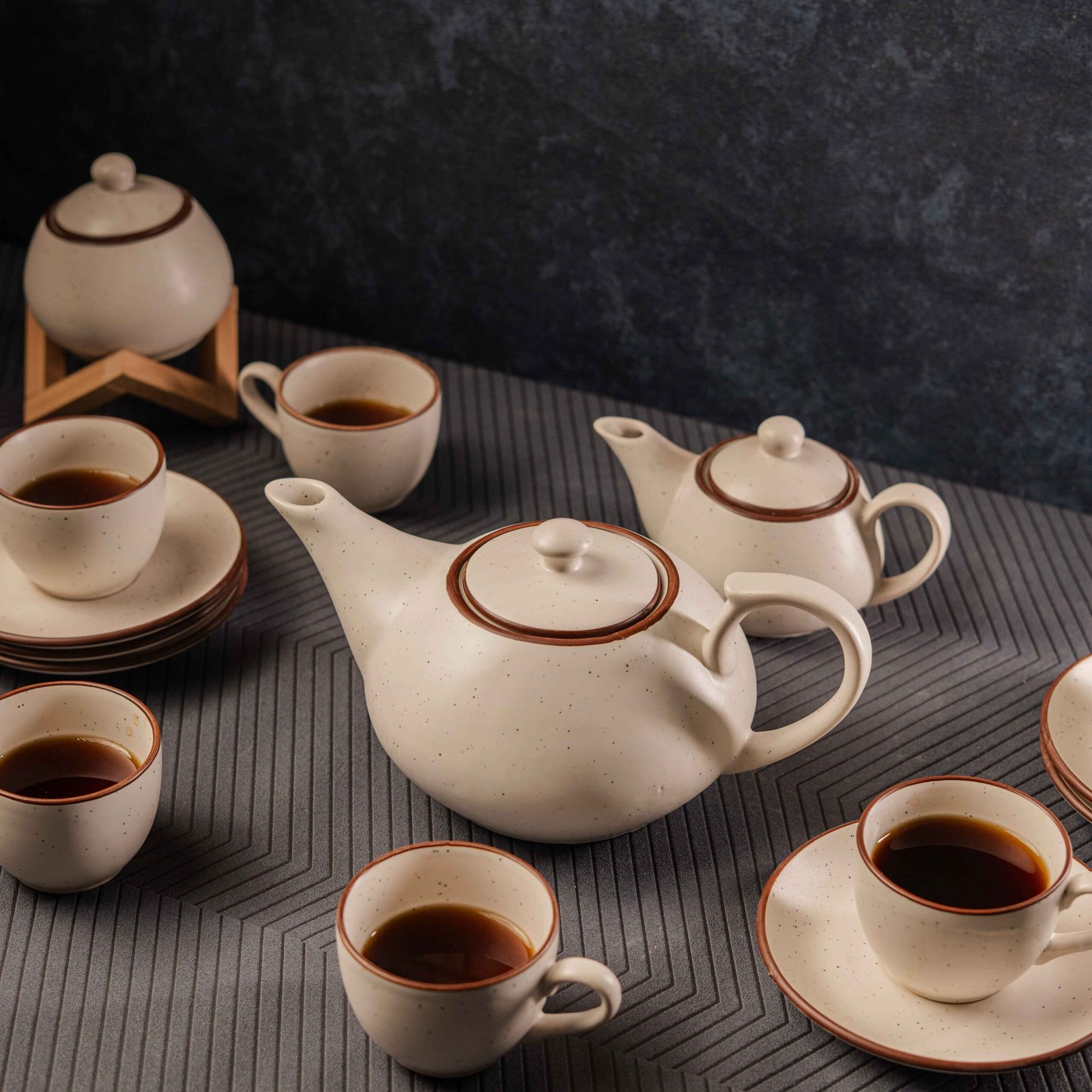 Imperial Elegance Tea Set - 15 Pieces Tea Set - Harmiche