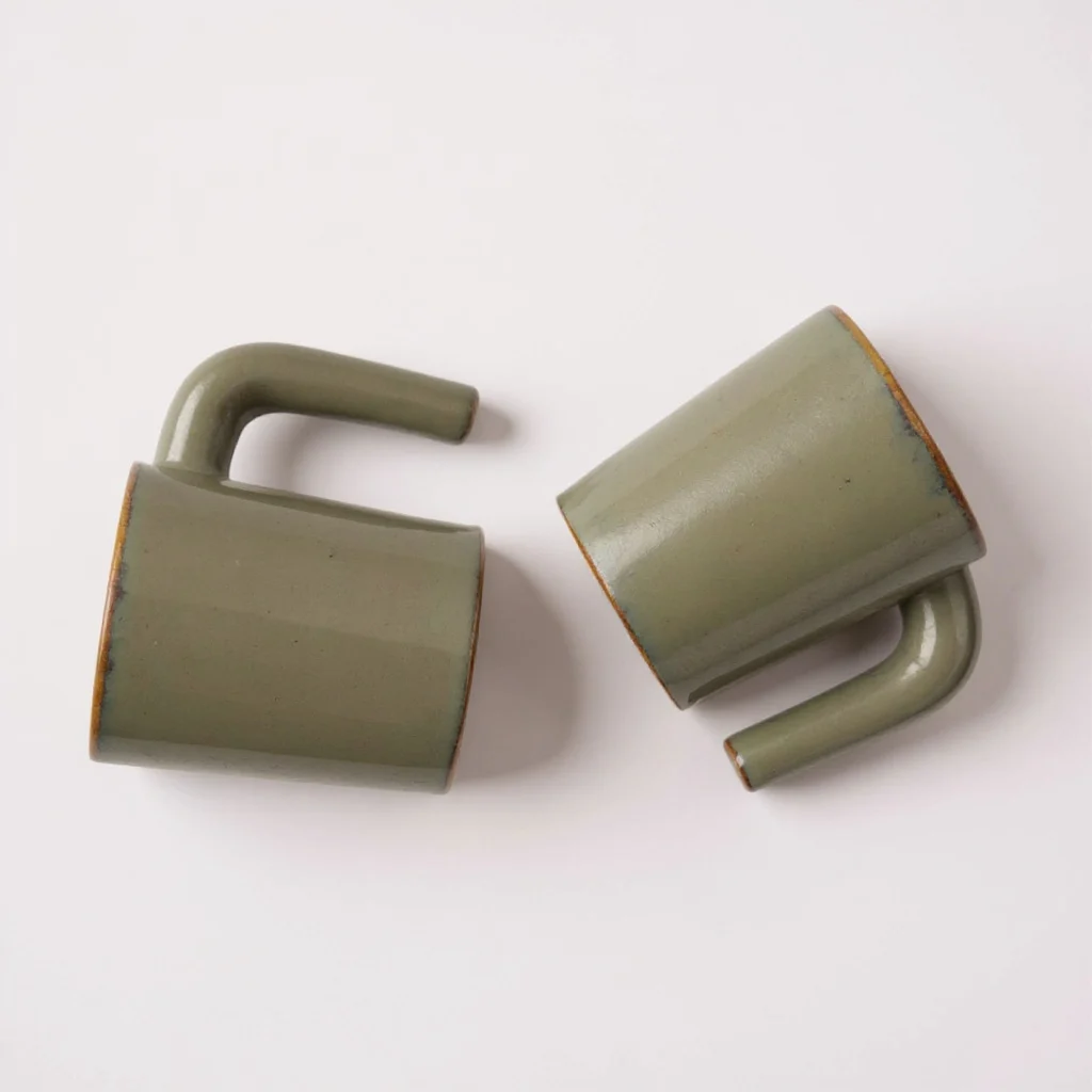 Greywood – Premium Ceramic Mugs Set (Set of 2) | 280ml Mugs | Coffee Mugs Set of 2