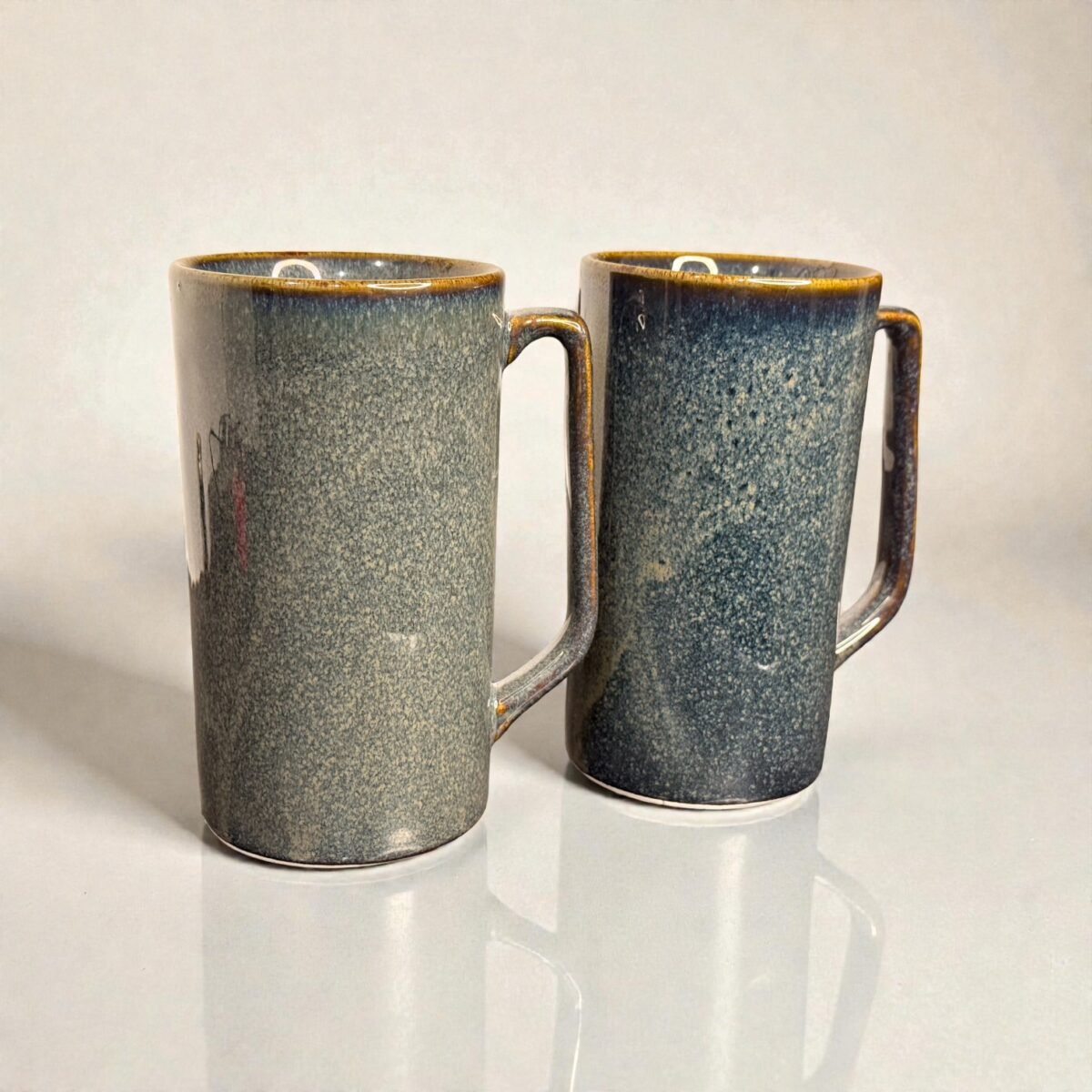Ashmoor – Luxe Tall Ceramic Mugs Set (Set of 2) | 450ml Mugs