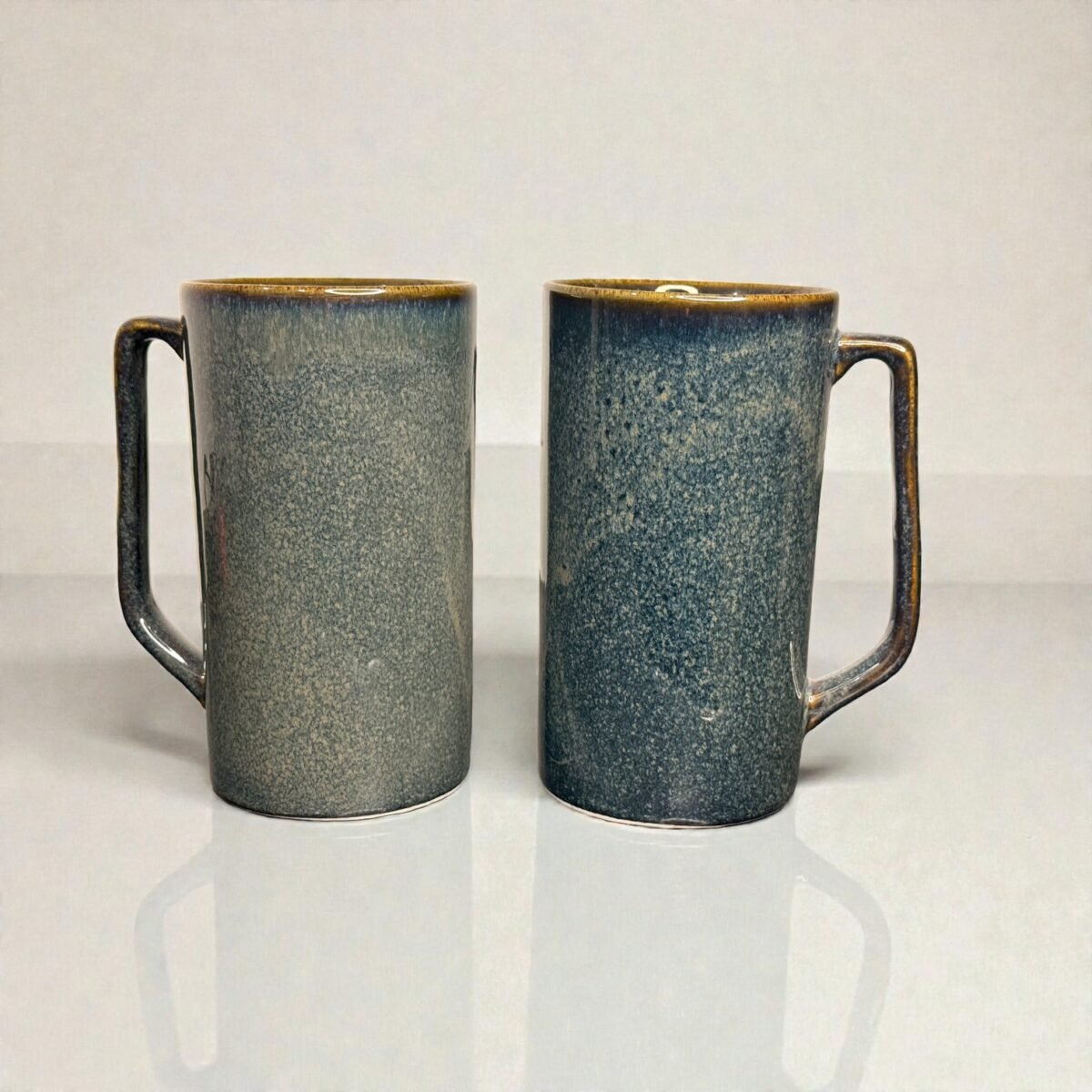 Ashmoor – Luxe Tall Ceramic Mugs Set (Set of 2) | 450ml Mugs