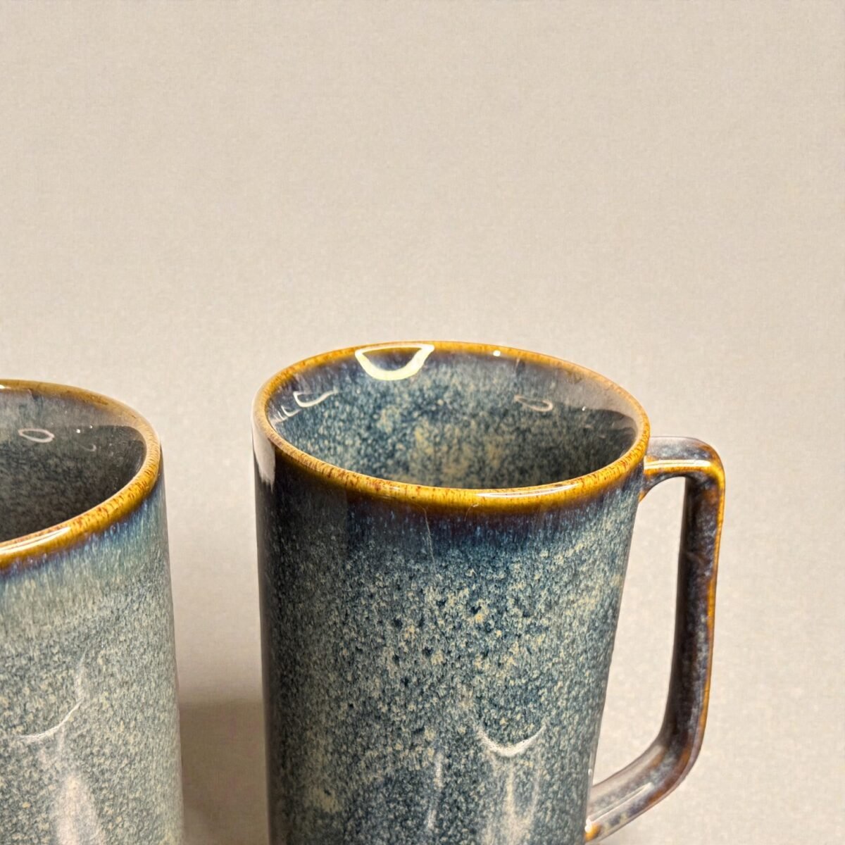 Ashmoor – Luxe Tall Ceramic Mugs Set (Set of 2) | 450ml Mugs