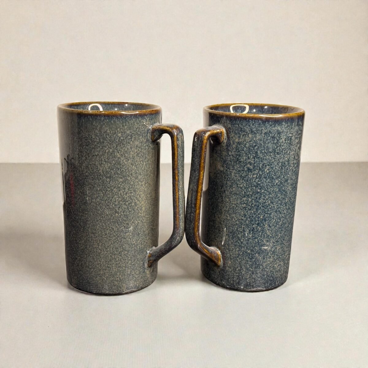 Ashmoor – Luxe Tall Ceramic Mugs Set (Set of 2) | 450ml Mugs