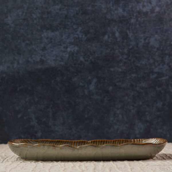 Fluente – Artisan Ceramic Platter | 12 Inches X 4 Inches