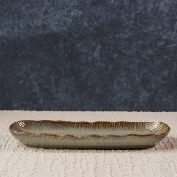 Fluente – Artisan Ceramic Platter | 12 Inches X 4 Inches