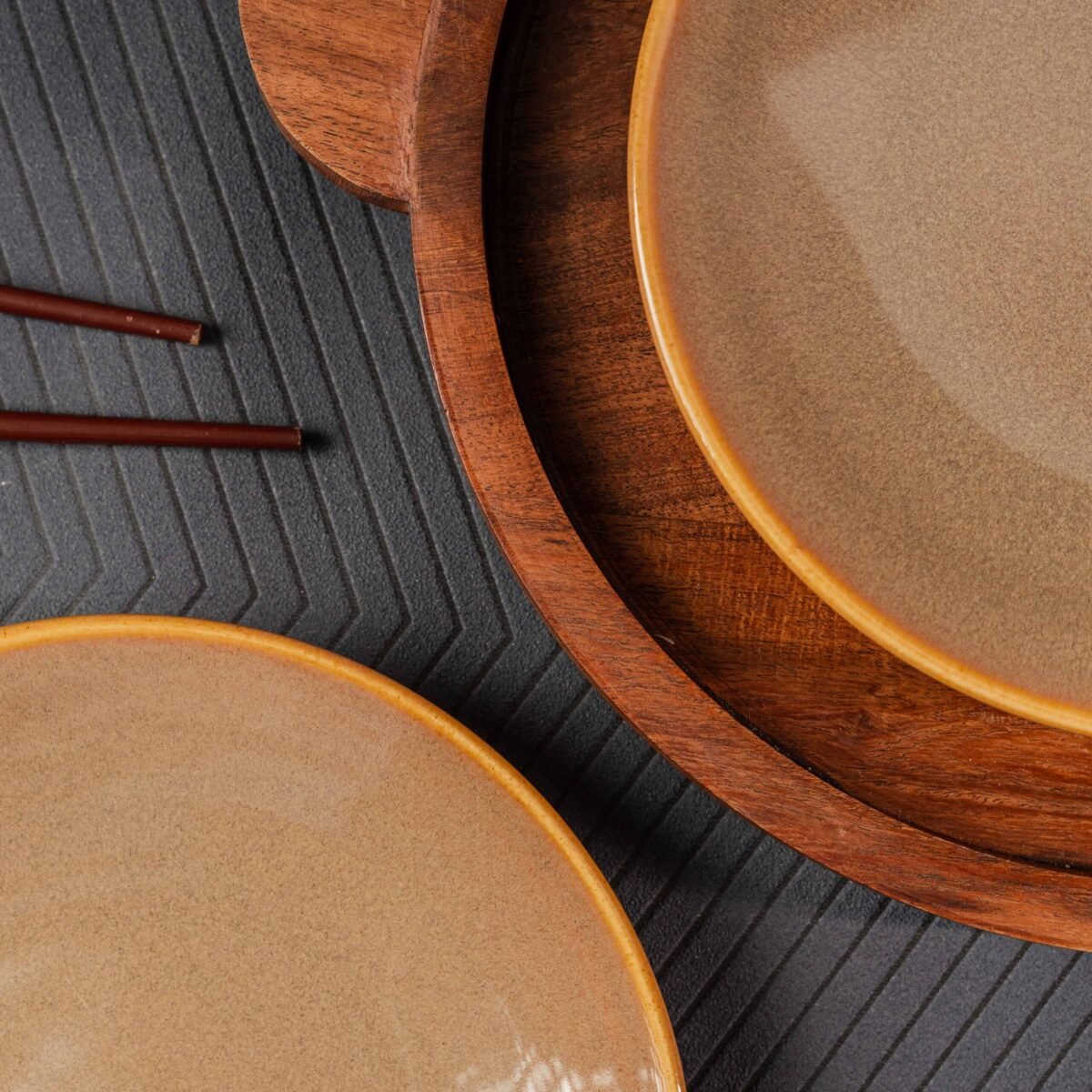 luxury ceramic quarter plates