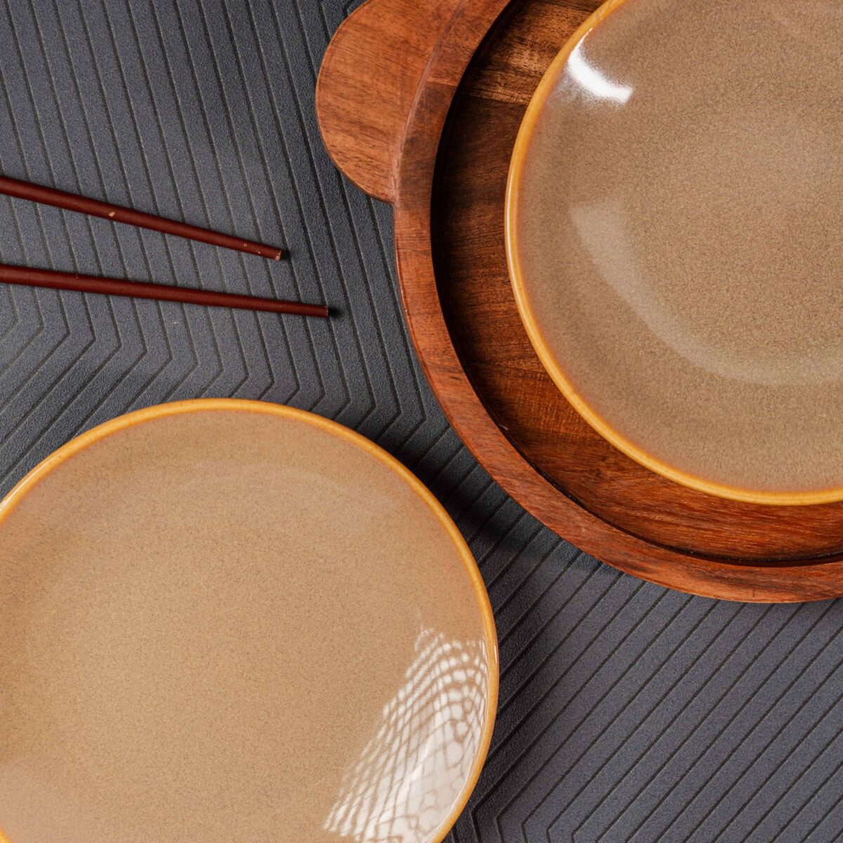 luxury ceramic quarter plates