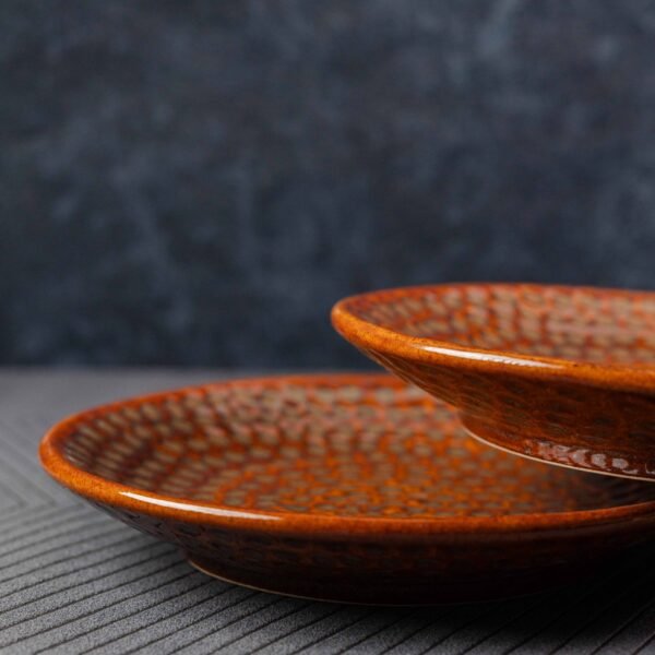 luxury ceramic quarter plates