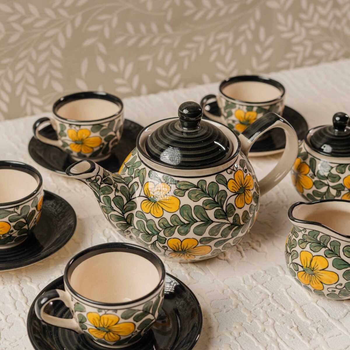 luxury ceramic tea set